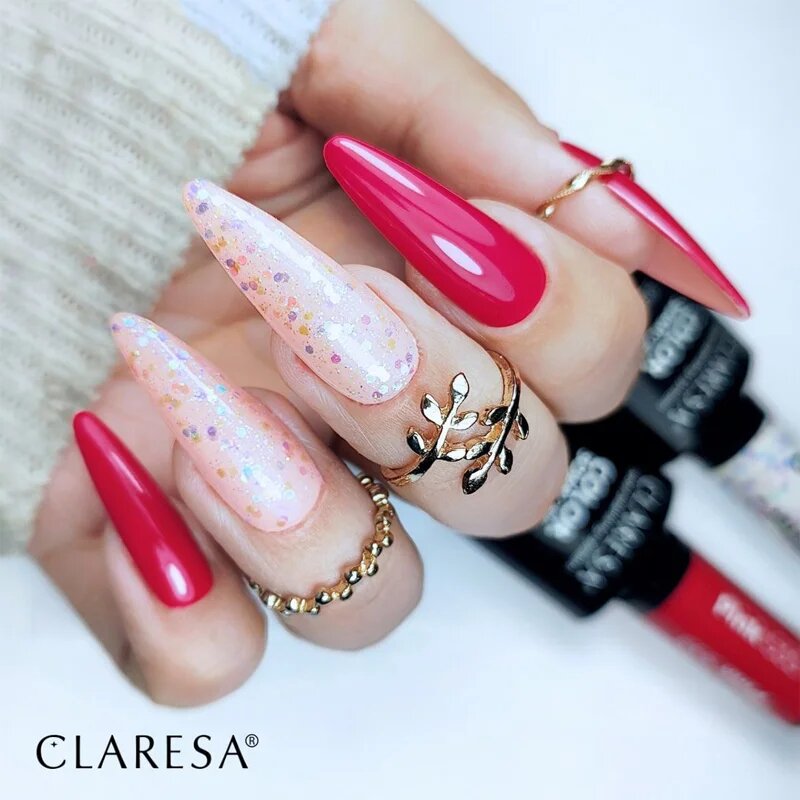 Claresa SoakOff UV/LED Color Glitter gelový lak na nehty odstín 2 5 g