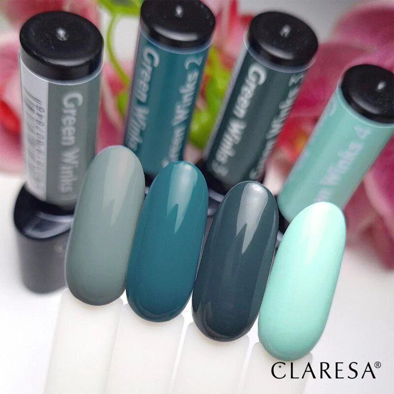 Claresa SoakOff UV/LED Color Green Winks gelový lak na nehty odstín 2 5 g