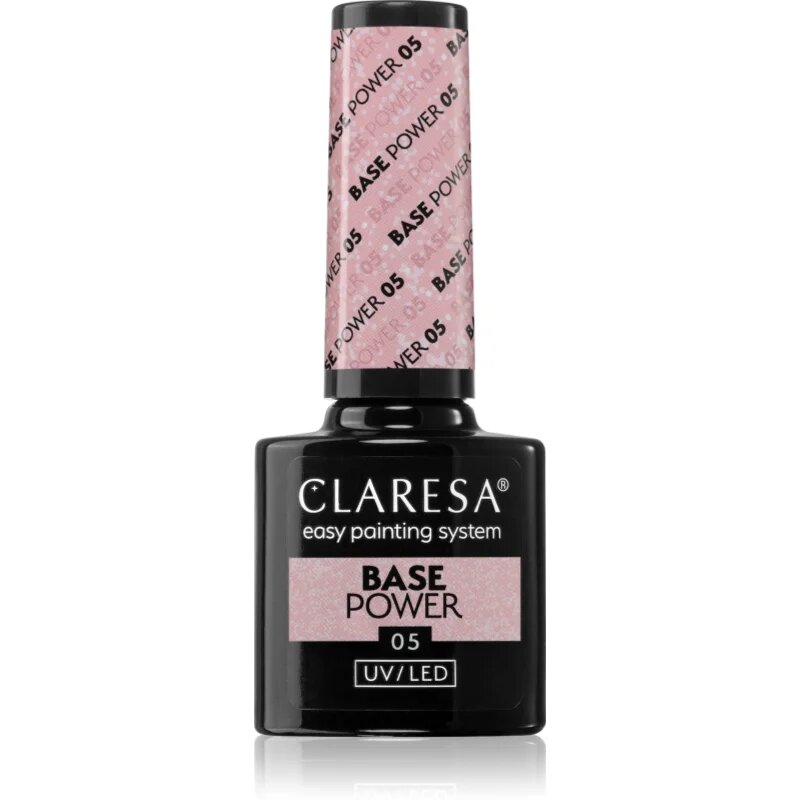 Claresa UV/LED Base Power podkladový lak pro gelové nehty odstín 05 5 g