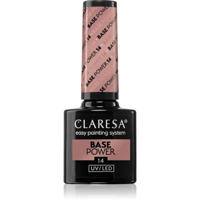 Claresa UV/LED Base Power podkladový lak pro gelové nehty odstín 14 5 g