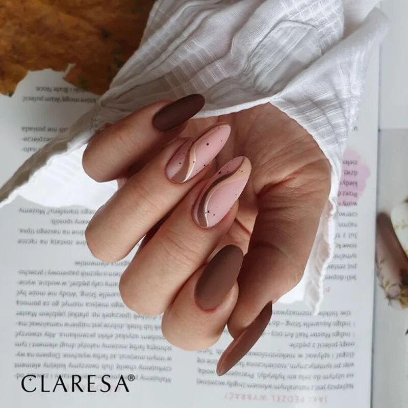 Claresa UV/LED Top Mat No Wipe vrchní gelový lak pro matný vzhled 5 g