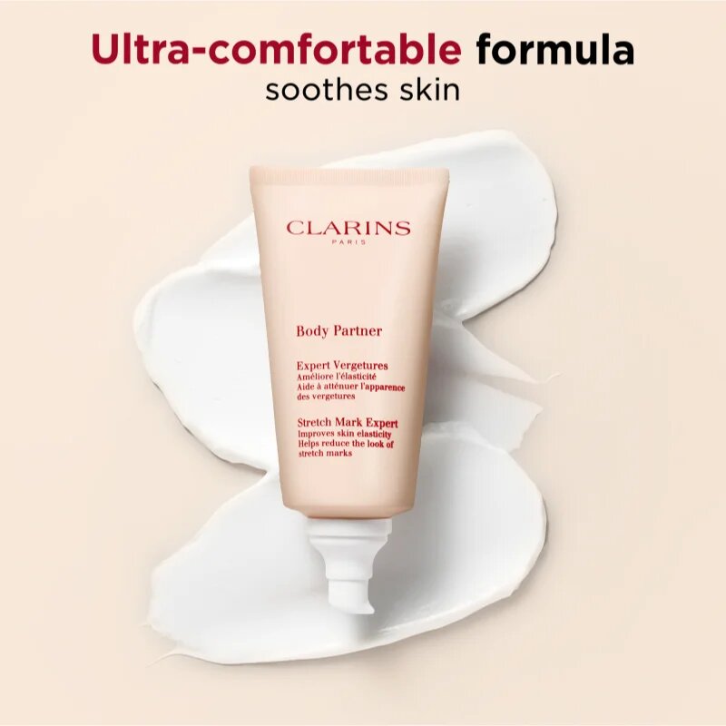 Clarins Body Partner Stretch Mark Expert zklidňující tělový krém pro prevenci a redukci strií 175 ml