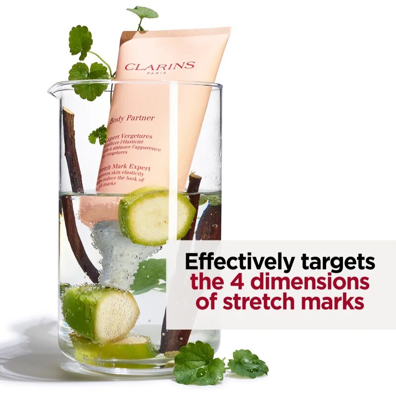 Clarins Body Partner Stretch Mark Expert zklidňující tělový krém pro prevenci a redukci strií 175 ml