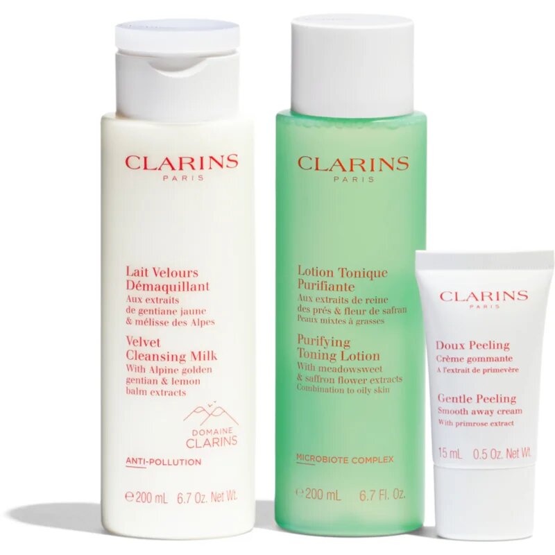 Clarins Cleansing Essentials Combination Skin dárková sada pro smíšenou pokožku