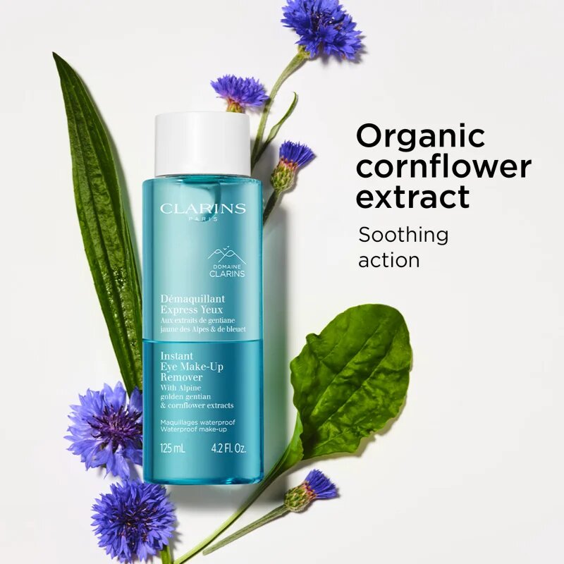 Clarins Cleansing Instant Eye Make-Up Remover dvoufázový odličovač očního make-upu pro citlivé oči 125 ml