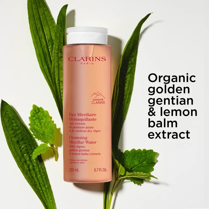 Clarins Cleansing Micellar Water čisticí micelární voda pro citlivou pleť 200 ml
