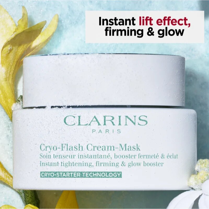 Clarins Cryo-Flash Mask hydratační maska proti stárnutí a na zpevnění pleti 75 ml