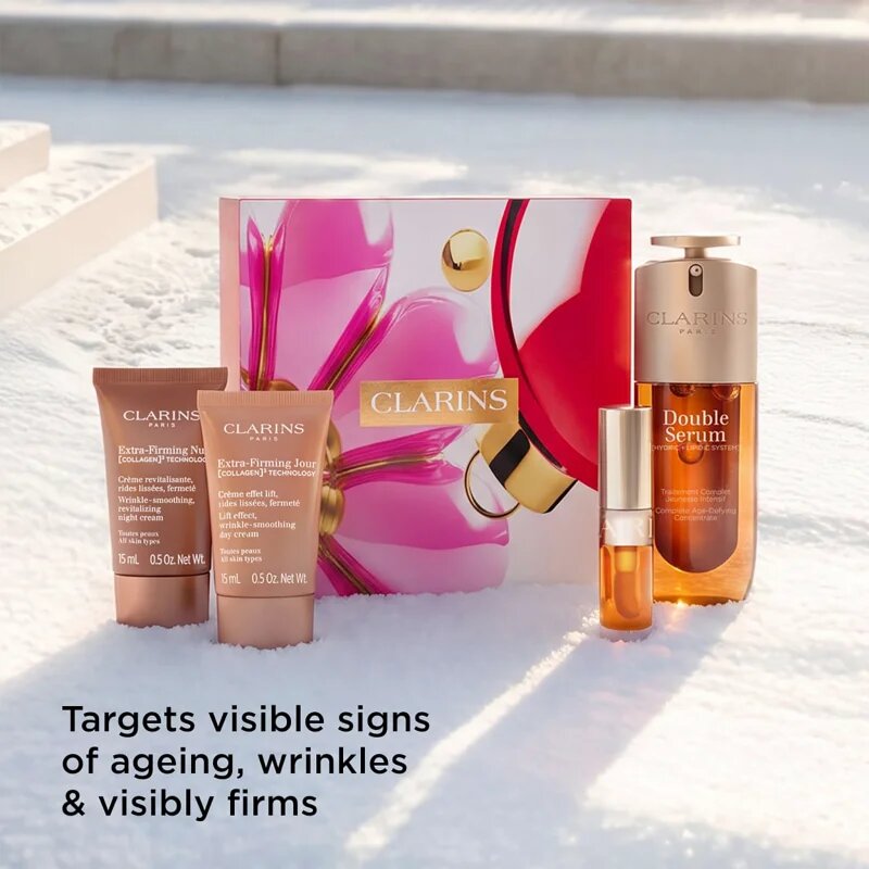 Clarins Double Serum & Extra Firming Collection dárková sada pro zralou pleť