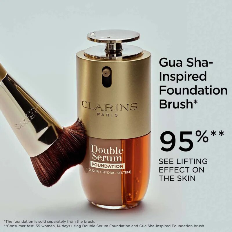 Clarins Double Serum Foundation Brush štětec na make-up 1 ks