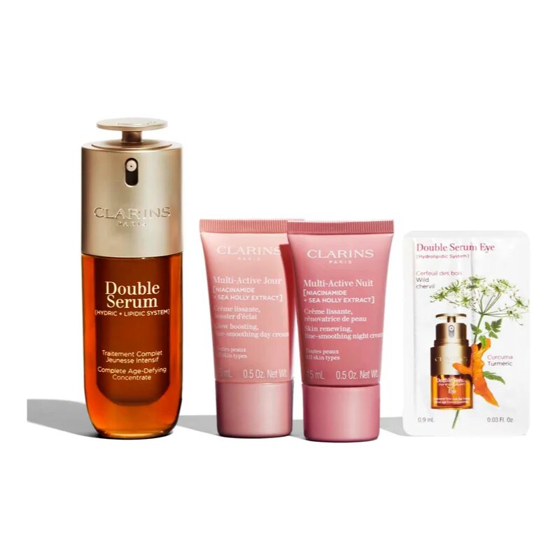 Clarins Double Serum & Multi-Active dárková sada pro všechny typy pleti