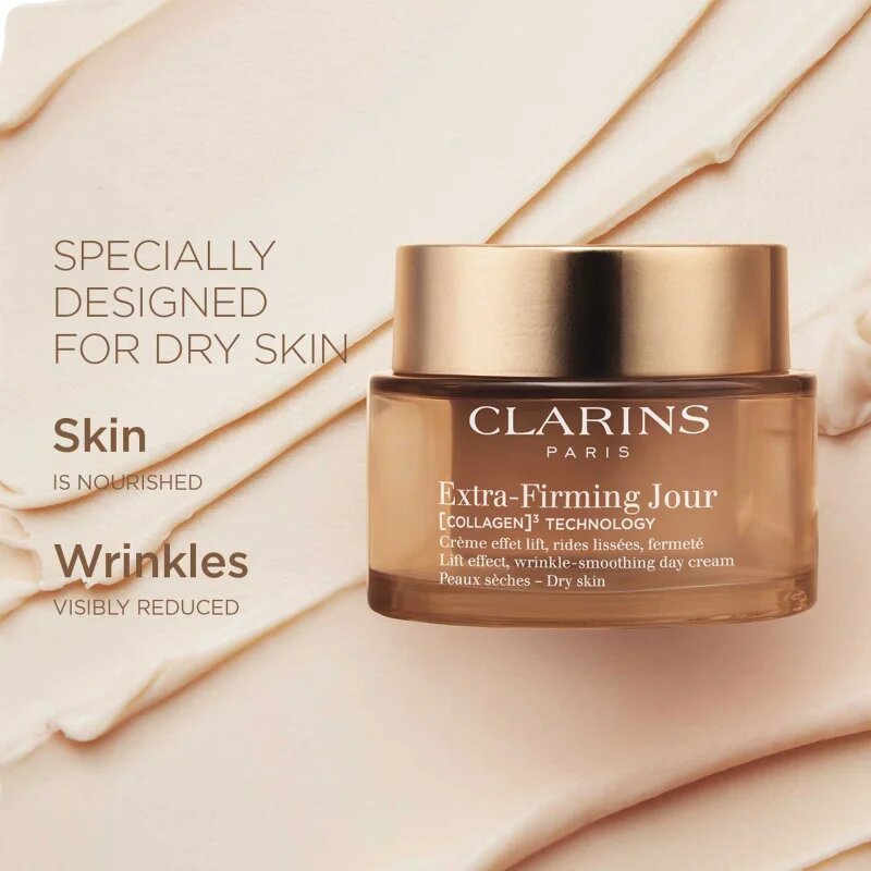 Clarins Extra-Firming Day Cream Refill denní liftingový krém proti vráskám pro suchou pleť refill 50 ml