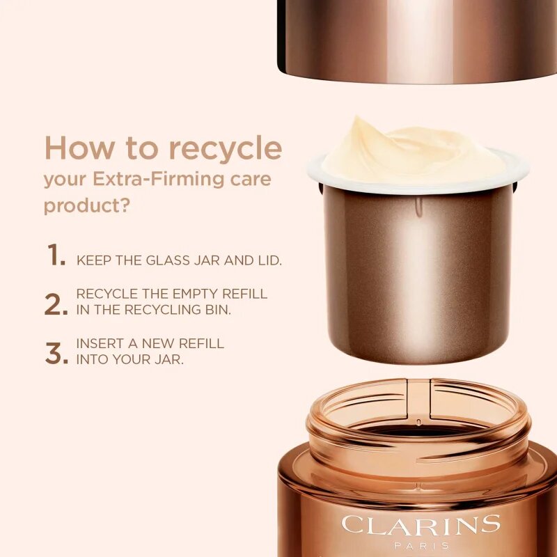 Clarins Extra-Firming Day Cream Refill denní liftingový krém proti vráskám pro suchou pleť refill 50 ml