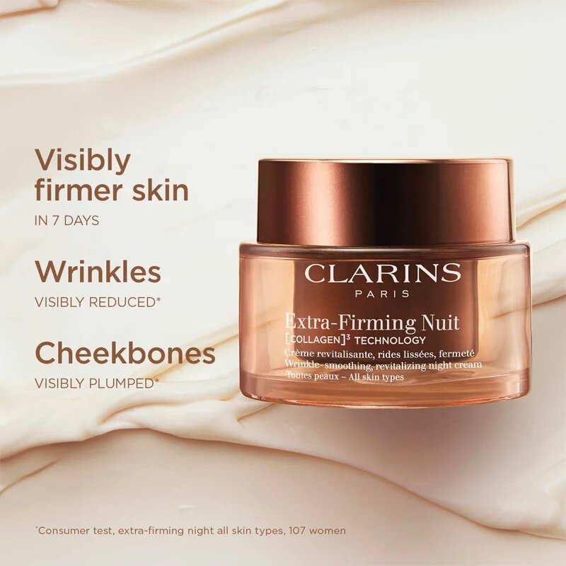 Clarins Extra-Firming Night Cream noční liftingový krém proti vráskám pro všechny typy pleti 50 ml