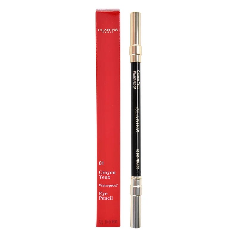 Clarins Eye Make-Up Eye Pencil voděodolná tužka na oči odstín 01 Black 12 g