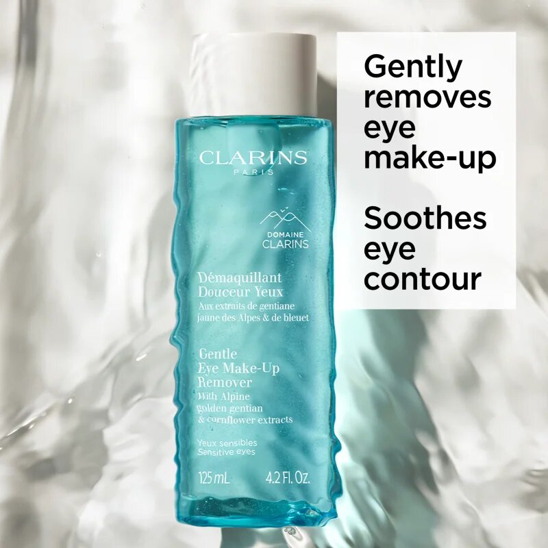 Clarins Gentle Eye Make-Up Remover odličovač očního make-upu pro citlivé oči 125 ml