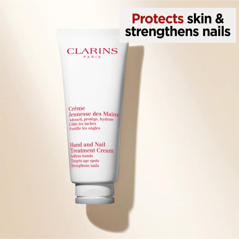 Clarins Hand and Nail Treatment Care pečující krém na ruce a nehty 100 ml