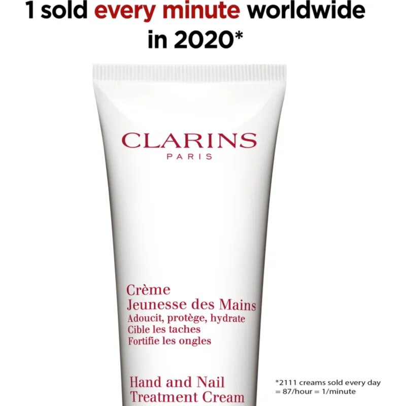 Clarins Hand and Nail Treatment Care pečující krém na ruce a nehty 100 ml
