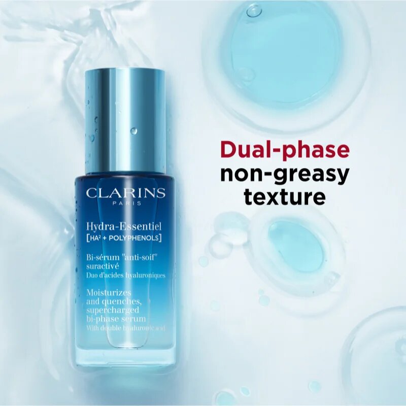 Clarins Hydra-Essentiel [HA²] Bi-Phase Serum hydratační pleťové sérum 30 ml