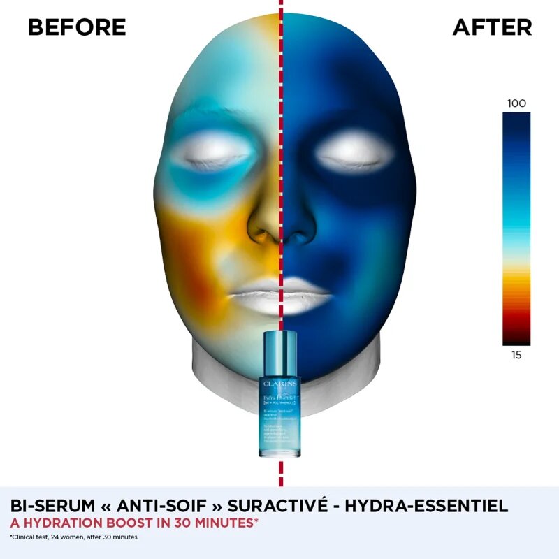 Clarins Hydra-Essentiel [HA²] Bi-Phase Serum hydratační pleťové sérum 30 ml