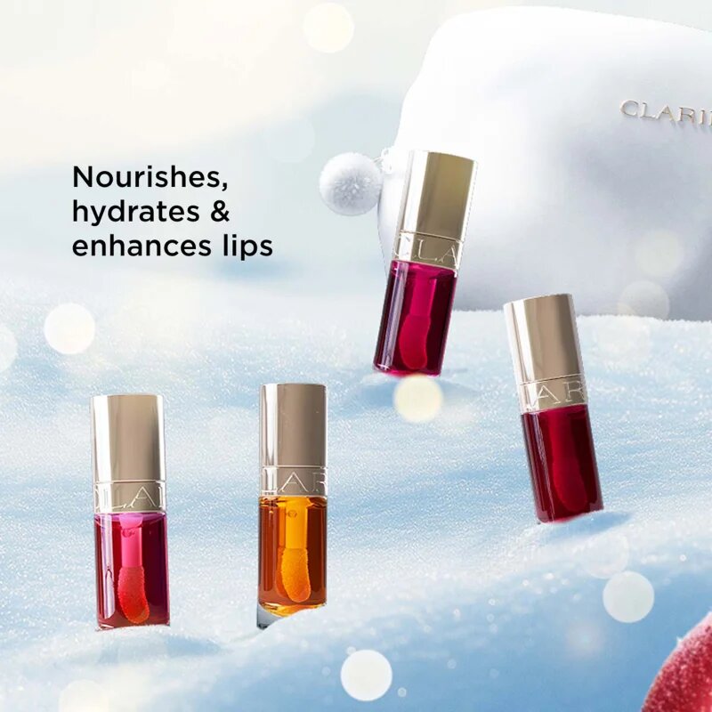 Clarins Lip Comfort Oil Holiday Season dárková sada