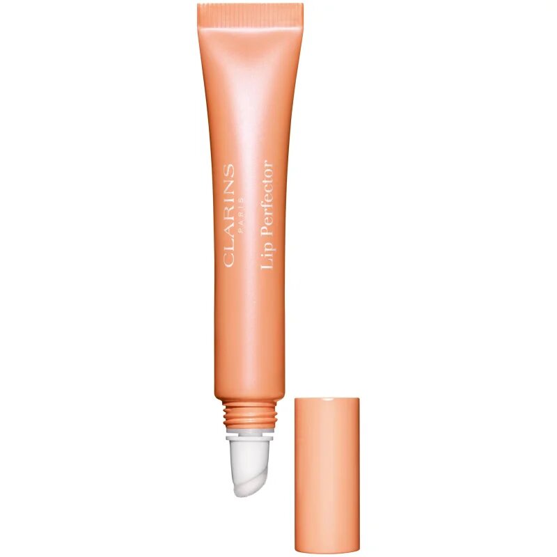 Clarins Lip Perfector Glow třpytivý lesk na rty a tváře odstín 22 peach glow 12 ml