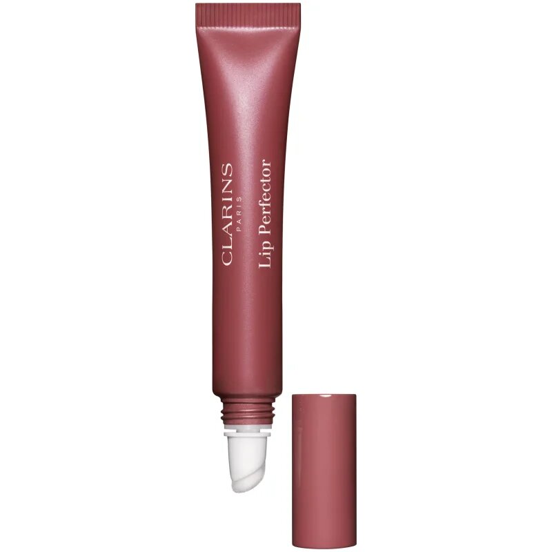 Clarins Lip Perfector Glow třpytivý lesk na rty a tváře odstín 25 mulberry glow 12 ml