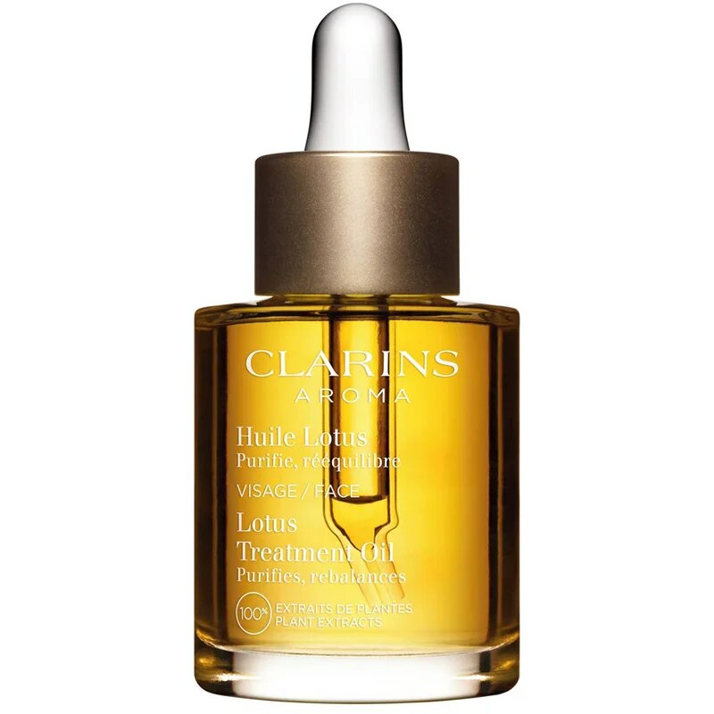 Clarins Lotus Treatment Oil regenerační olej s vyhlazujícím účinkem na den i noc 30 ml