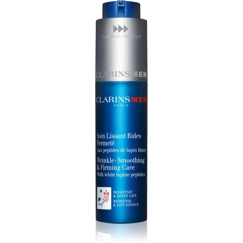 Clarins Men Wrinkle Smoothing & Firming Care protivráskový krém pro muže 50 ml