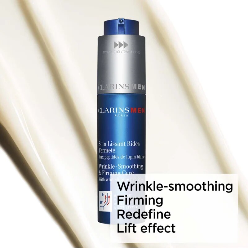 Clarins Men Wrinkle Smoothing & Firming Care protivráskový krém pro muže 50 ml