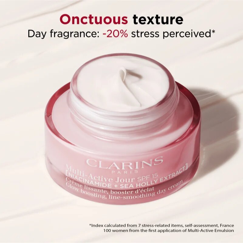 Clarins Multi-Active Day Cream SPF 15 vyhlazující a rozjasňující krém SPF 15 50 ml