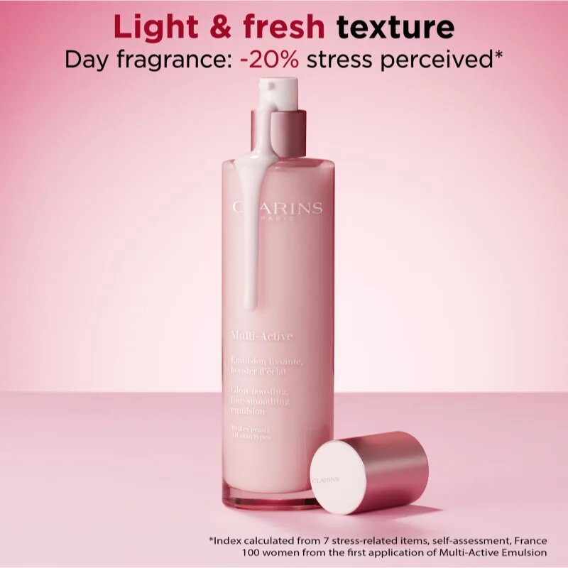 Clarins Multi-Active Emulsion emulze pro rozjasnění a vyhlazení pleti 100 ml