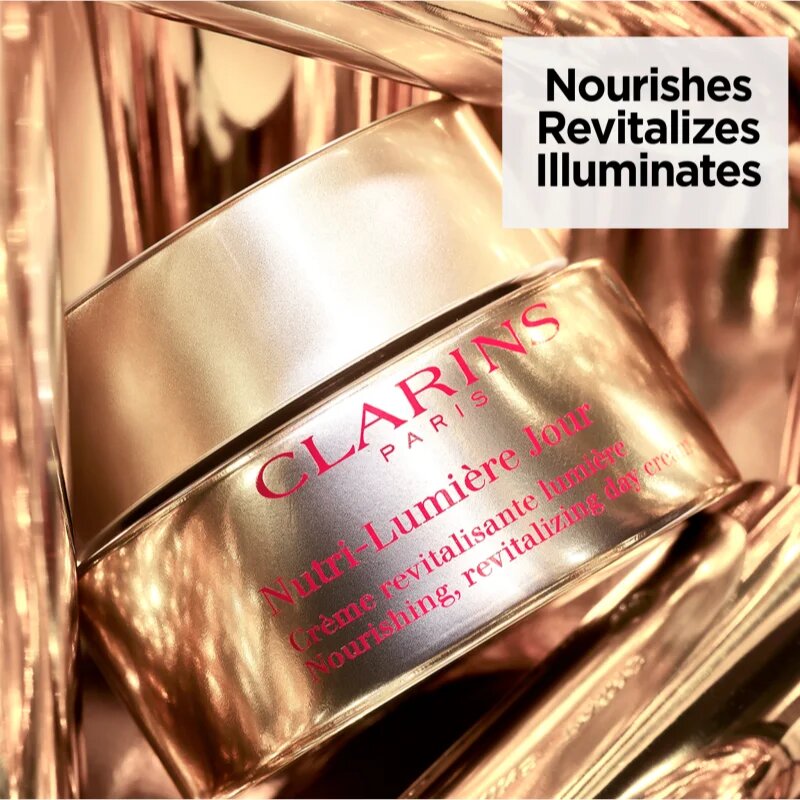 Clarins Nutri-Lumière Day revitalizační denní krém pro zářivý vzhled pleti 50 ml