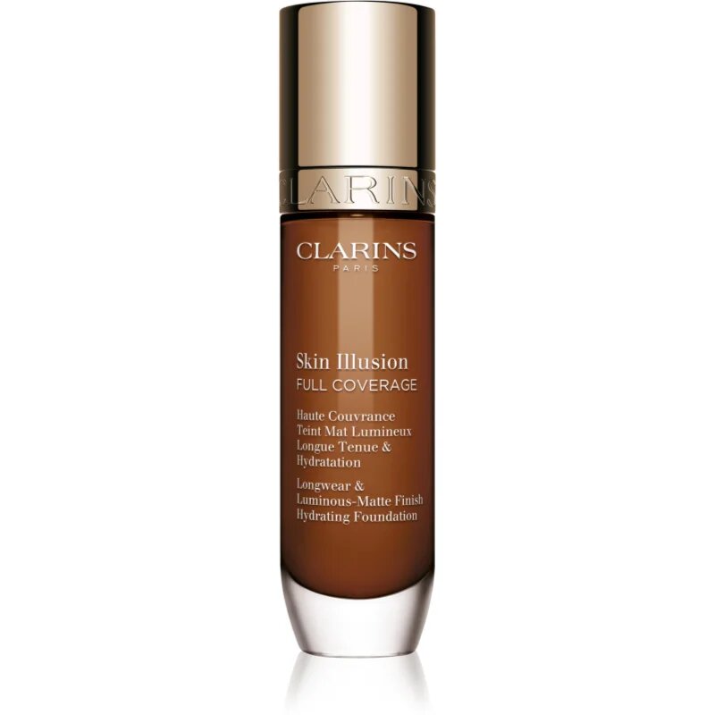 Clarins Skin Illusion Hydrating Foundation vysoce krycí make-up odstín 119W 30 ml