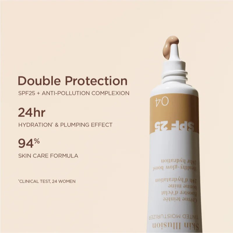 Clarins Skin Illusion Tinted Moisturizer tónovací krém SPF 25 odstín 01 40 ml