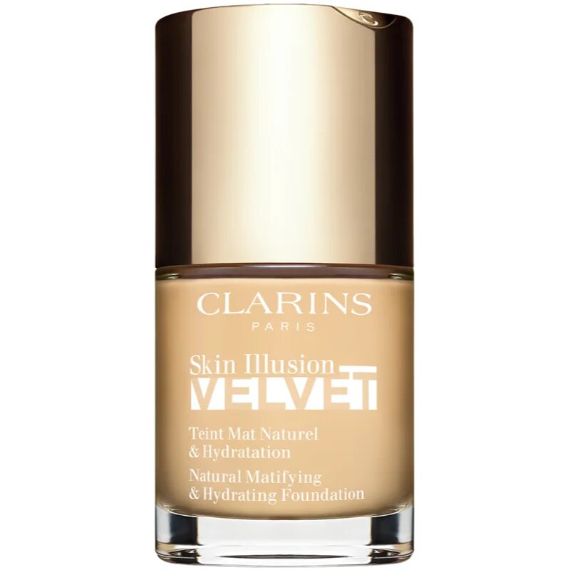 Clarins Skin Illusion Velvet tekutý make-up s matným finišem s vyživujícím účinkem odstín 1005W 30 ml