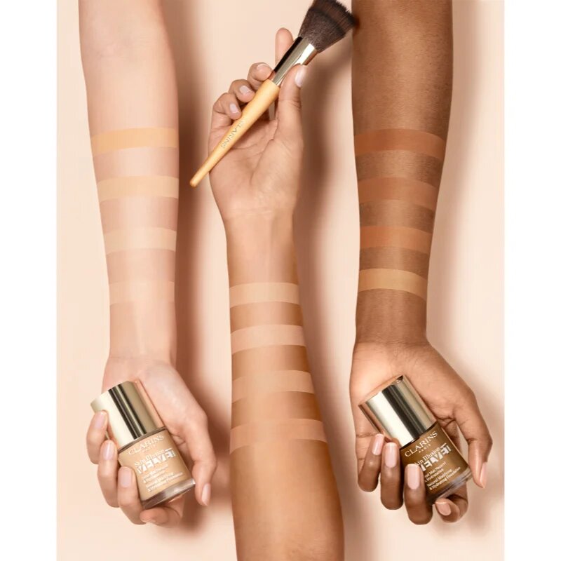 Clarins Skin Illusion Velvet tekutý make-up s matným finišem s vyživujícím účinkem odstín 101W 30 ml