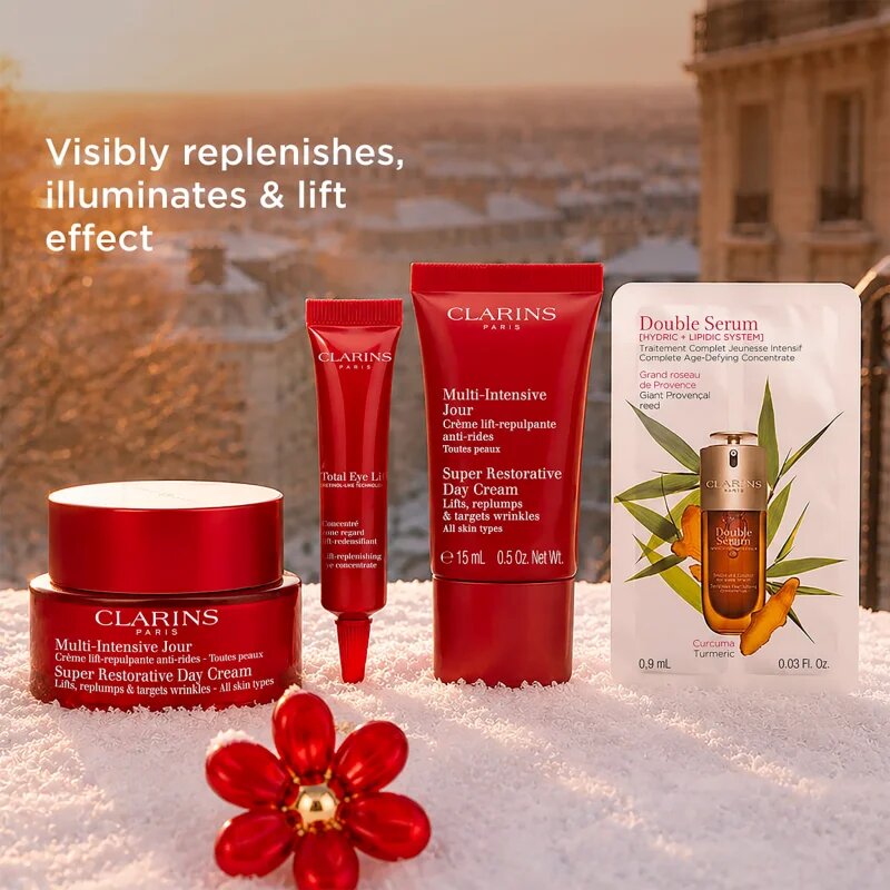 Clarins Super Restorative Collection dárková sada pro zralou pleť