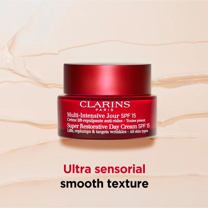 Clarins Super Restorative Day Cream SPF 15 omlazující denní krém SPF 15 50 ml