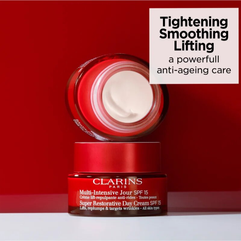 Clarins Super Restorative Day Cream SPF 15 omlazující denní krém SPF 15 50 ml
