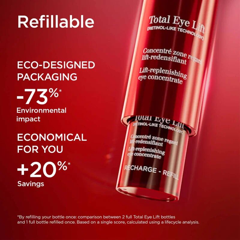 Clarins Total Eye Lift protivráskový oční krém – náhradní náplň 15 ml