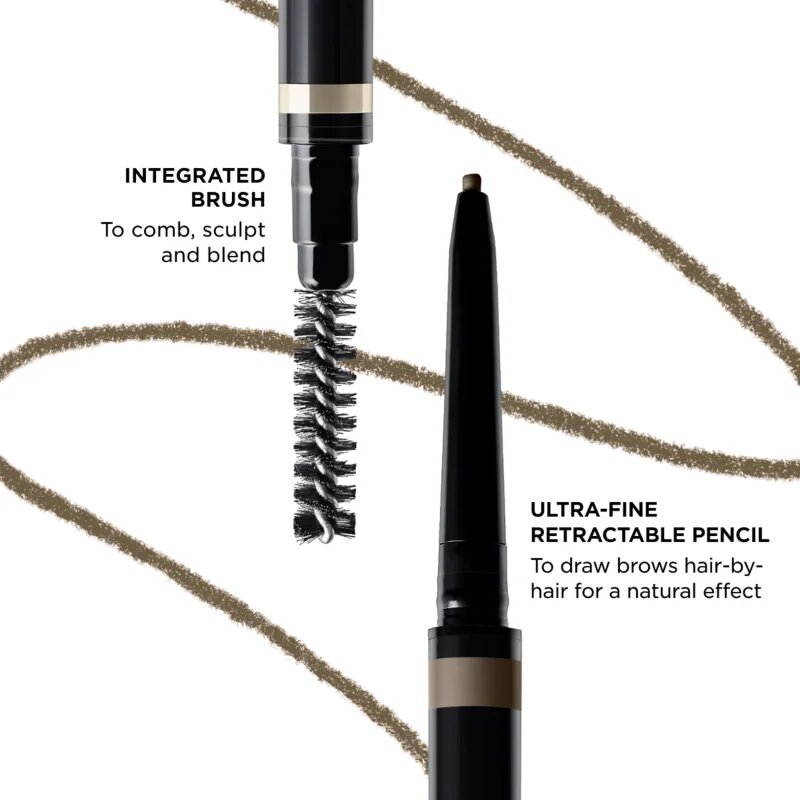 Clarins Wonder Define Eyebrow Pencil tužka na obočí se štětečkem odstín 02 cool brown 0.06 g