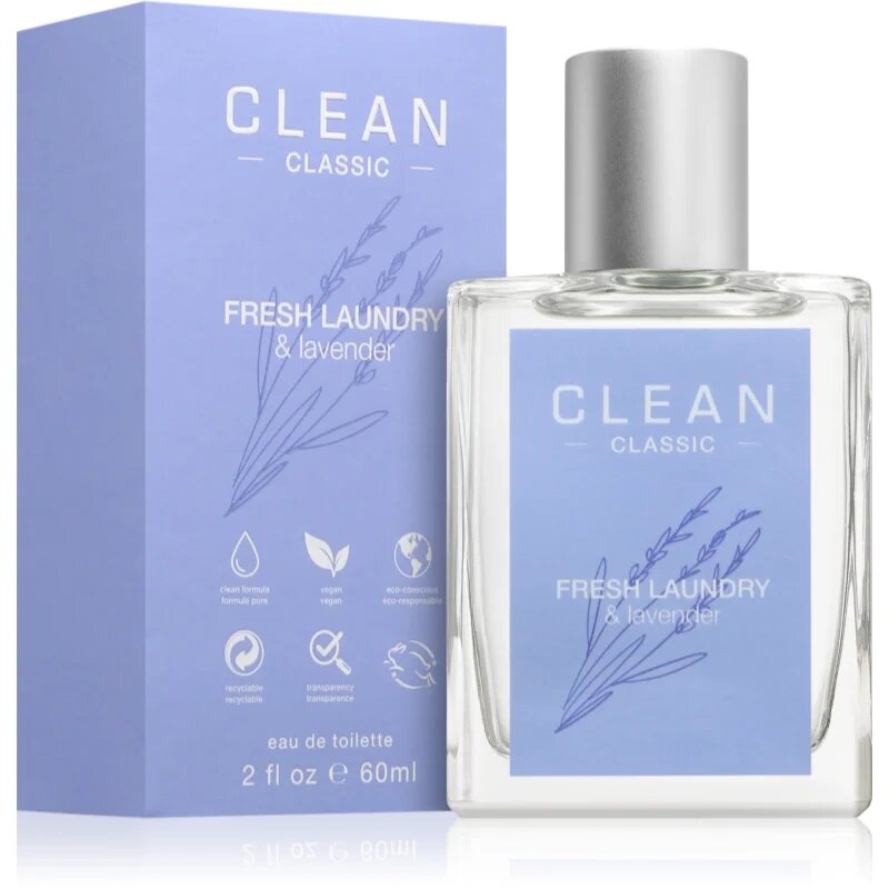 CLEAN Classic Fresh Laundry & Lavender toaletní voda pro ženy 60 ml