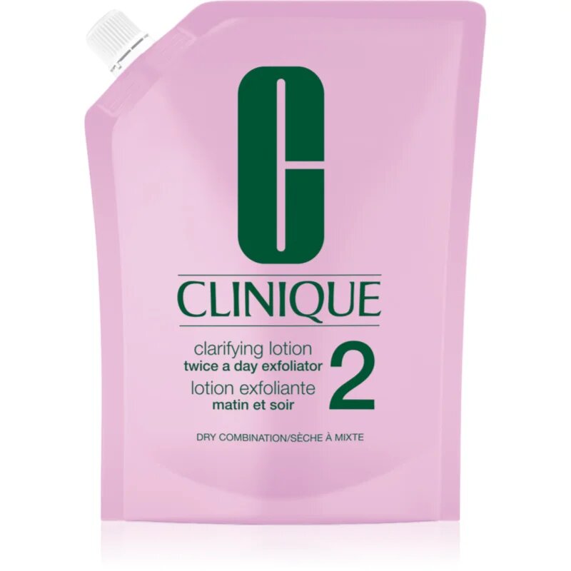 Clinique 3 Steps Clarifying Lotion 2 tonikum pro suchou a smíšenou pleť náhradní náplň 400 ml