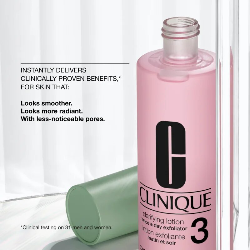 Clinique 3 Steps Clarifying Lotion 3 tonikum pro mastnou a smíšenou pleť 487 ml