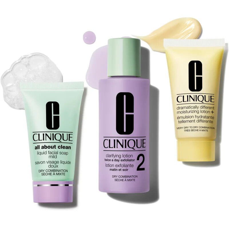 Clinique 3 Steps Skin Care Kit Skin Type 2 dárková sada pro dokonalé vyčištění pleti