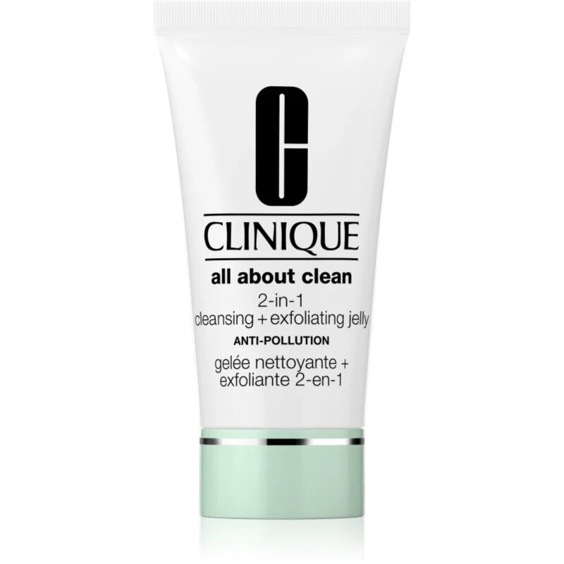 Clinique All About Clean™ 2-in-1 Cleansing + Exfoliating Jelly exfoliační čisticí gel 150 ml