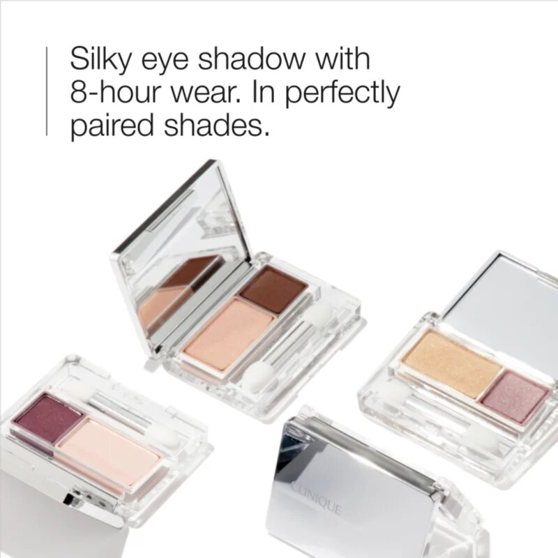 Clinique All About Shadow™ Duo duo oční stíny odstín Neutral Territory 1.7 g