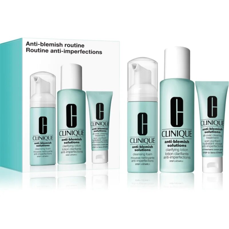 Clinique Anti-Blemish Solutions™ Routine dárková sada pro problematickou pleť akné