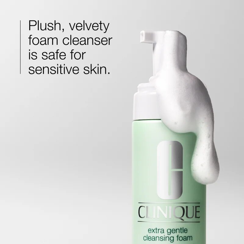 Clinique Extra Gentle Cleansing Foam jemná čisticí pěna pro suchou až velmi suchou pleť 125 ml