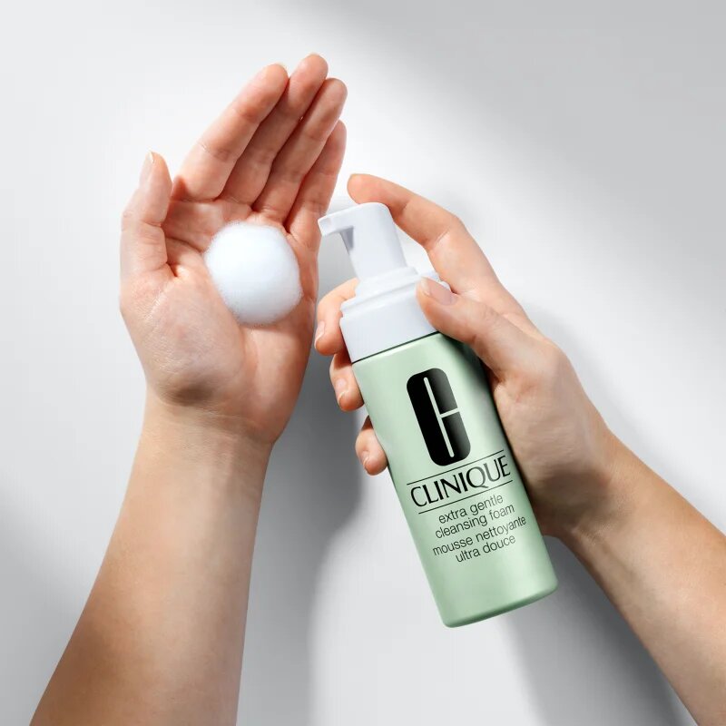 Clinique Extra Gentle Cleansing Foam jemná čisticí pěna pro suchou až velmi suchou pleť 125 ml